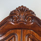 VINTAGE KLEIDERSCHRANK schrank holz antik hochzeitsschrank dunkelbraun