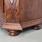 VINTAGE KLEIDERSCHRANK schrank holz antik hochzeitsschrank dunkelbraun