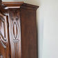 VINTAGE KLEIDERSCHRANK schrank holz antik hochzeitsschrank dunkelbraun