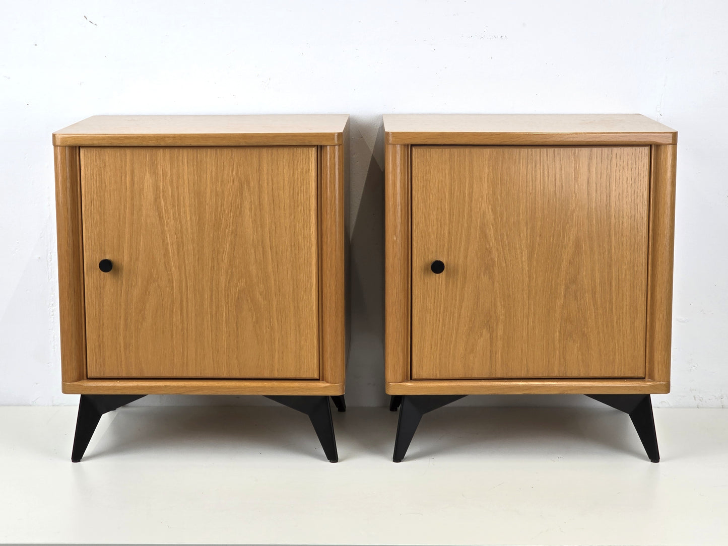 VINTAGE NACHTTISCH tisch schlafzimmer kommode eiche holz bett kasten