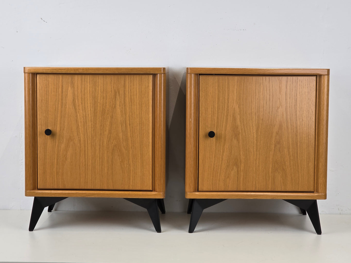 VINTAGE NACHTTISCH tisch schlafzimmer kommode eiche holz bett kasten