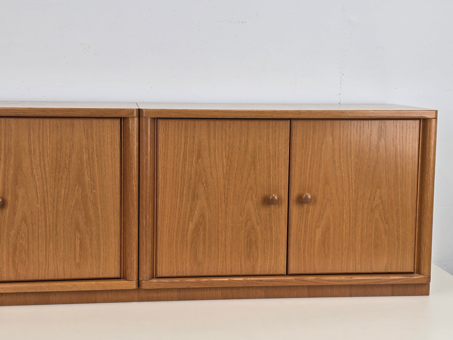 VINTAGE TV LOWBOARD eiche holz kommode sideboard wohnzimmer