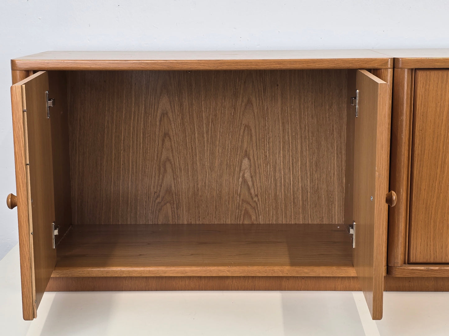 VINTAGE TV LOWBOARD eiche holz kommode sideboard wohnzimmer