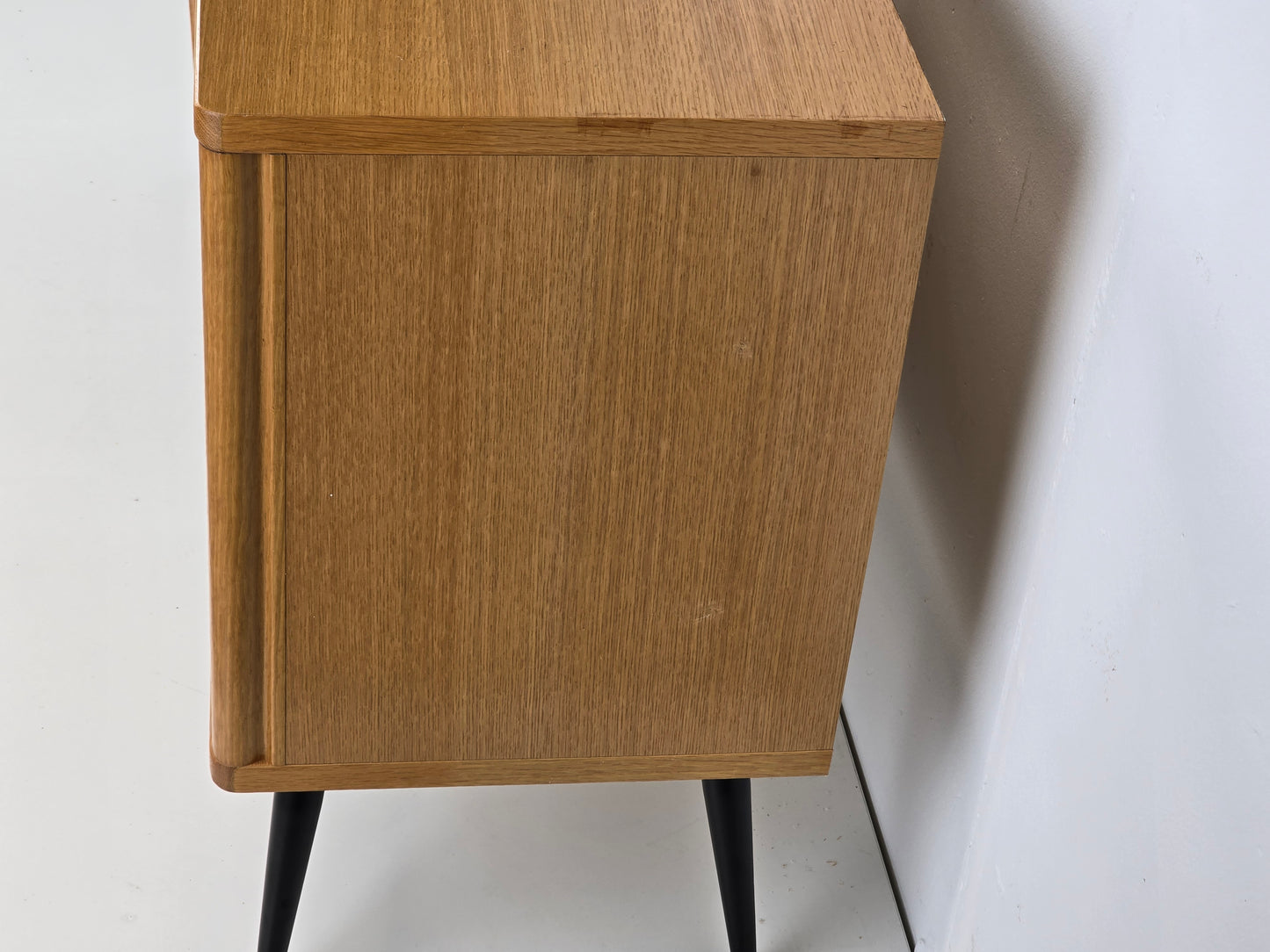 VINTAGE NACHTTISCH tisch schlafzimmer kommode eiche holz bett kasten