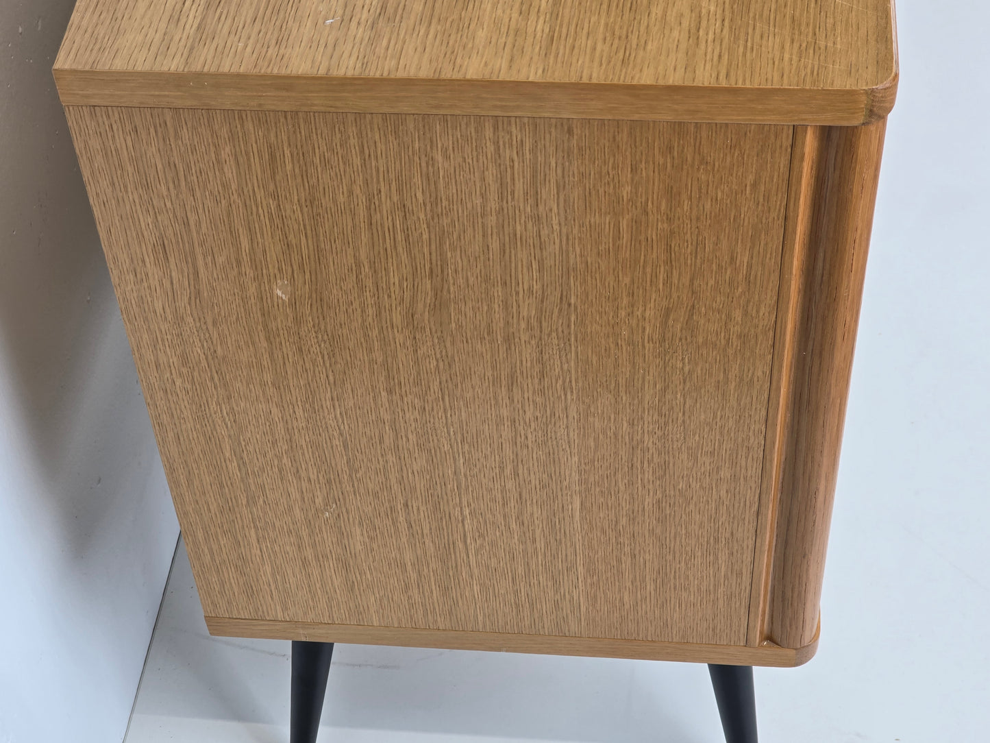 VINTAGE NACHTTISCH tisch schlafzimmer kommode eiche holz bett kasten