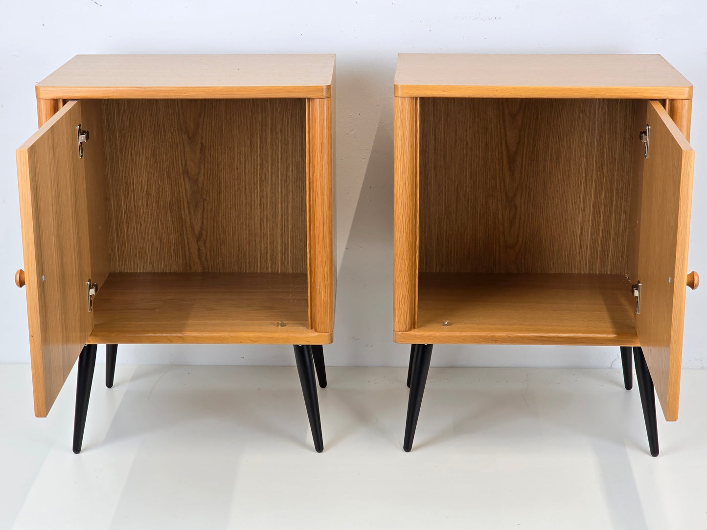 VINTAGE NACHTTISCH tisch schlafzimmer kommode eiche holz bett kasten