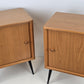 VINTAGE NACHTTISCH tisch schlafzimmer kommode eiche holz bett kasten