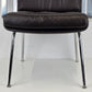 EGON EIERMANN SESSEL leder 1960er vintage stuhl tv chef Wilde + Spieth alu
