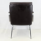 EGON EIERMANN SESSEL leder 1960er vintage stuhl tv chef Wilde + Spieth alu