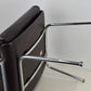 EGON EIERMANN SESSEL leder 1960er vintage stuhl tv chef Wilde + Spieth alu