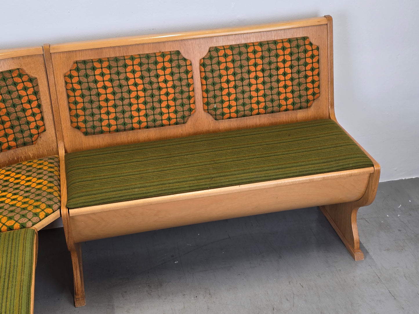 VINTAGE ECKBANK sitzbank esstisch stuhl bank retro 60s esszimmer küche