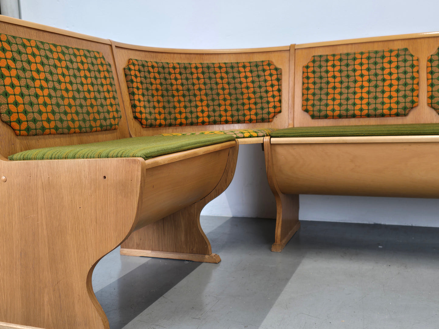 VINTAGE ECKBANK sitzbank esstisch stuhl bank retro 60s esszimmer küche