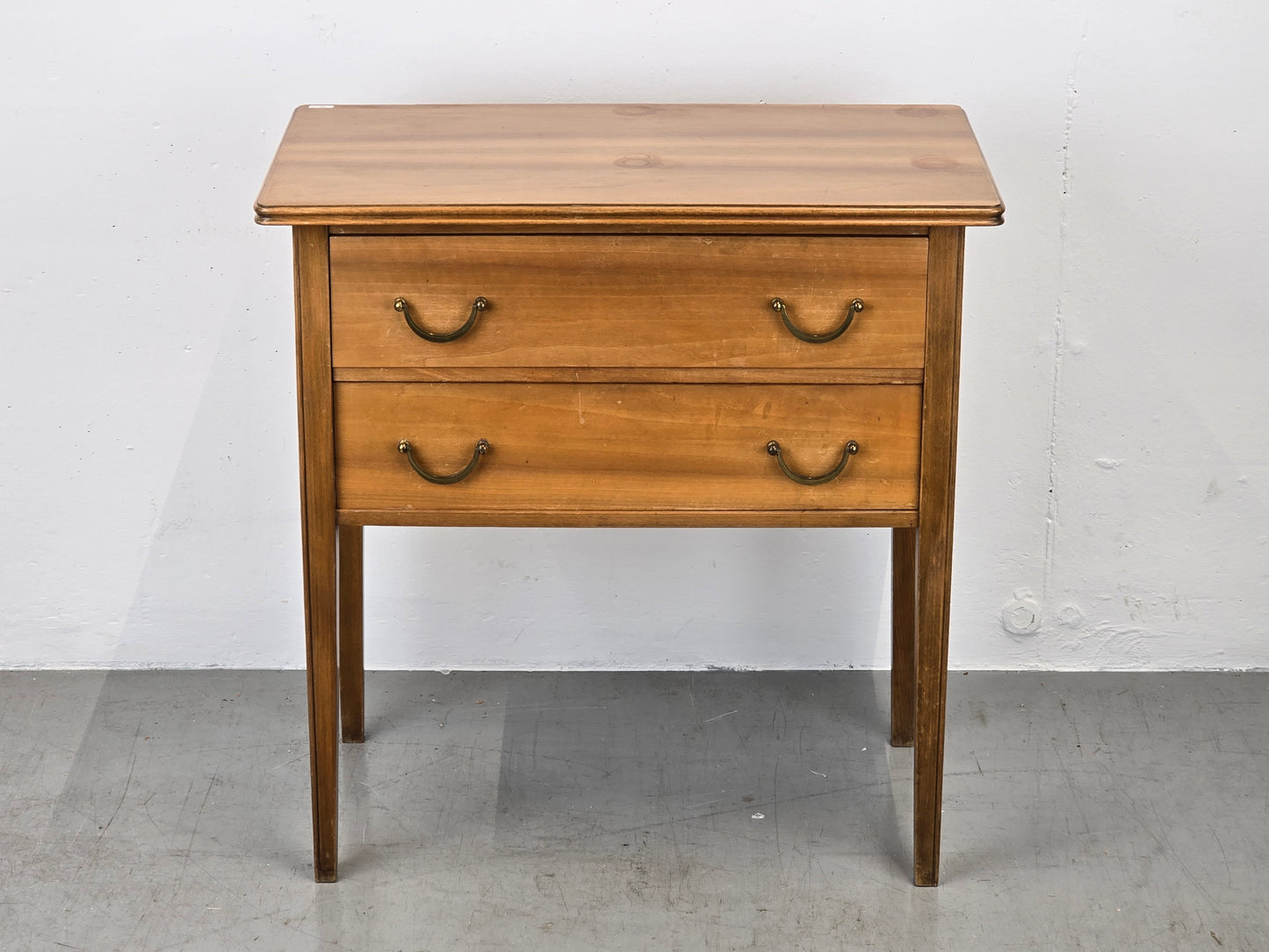VINTAGE ABLAGE flur kommode nussbaum nachttisch 50er 60er holz