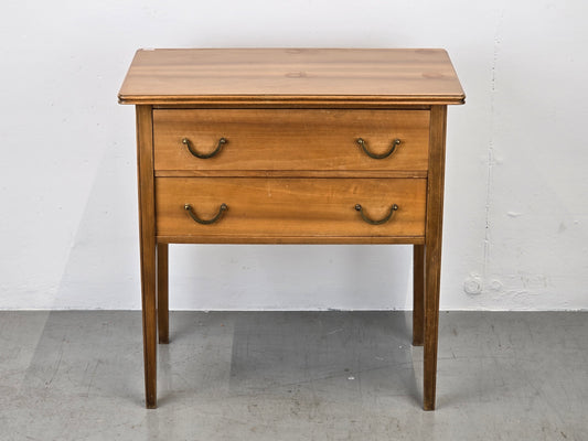 VINTAGE ABLAGE flur kommode nussbaum nachttisch 50er 60er holz