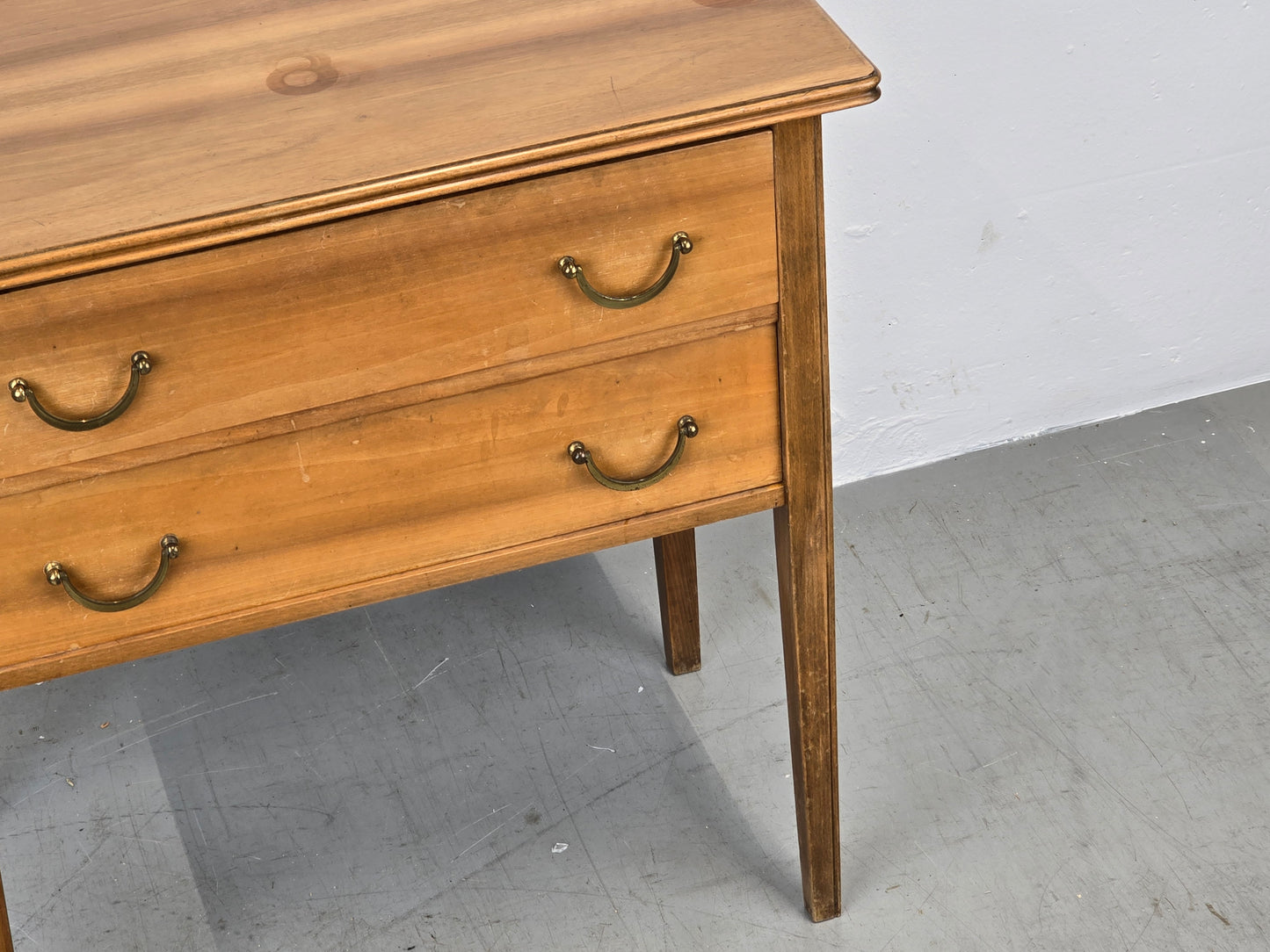 VINTAGE ABLAGE flur kommode nussbaum nachttisch 50er 60er holz