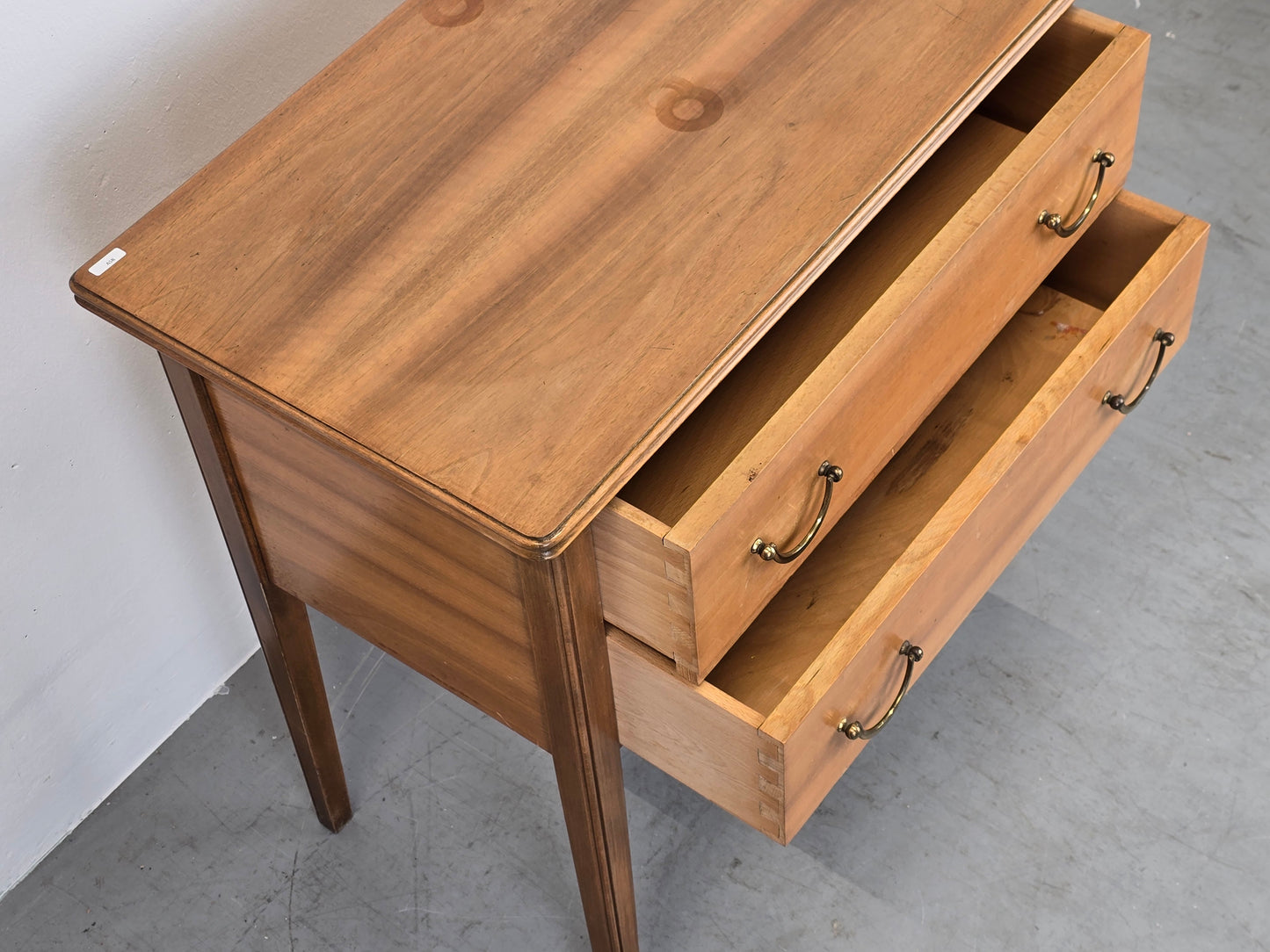 VINTAGE ABLAGE flur kommode nussbaum nachttisch 50er 60er holz