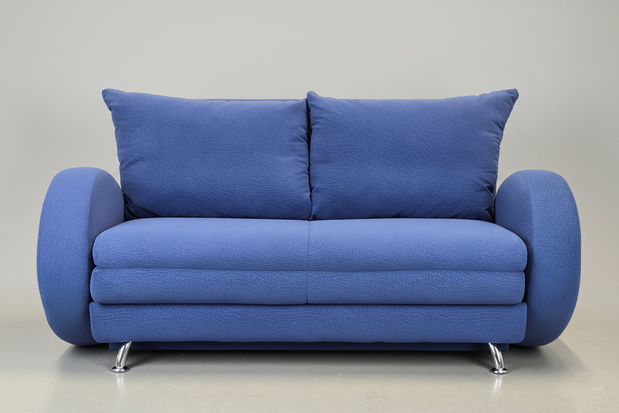 BRETZ POPEYE SCHLAFSOFA royal blau sofa couch 2sitzer designer