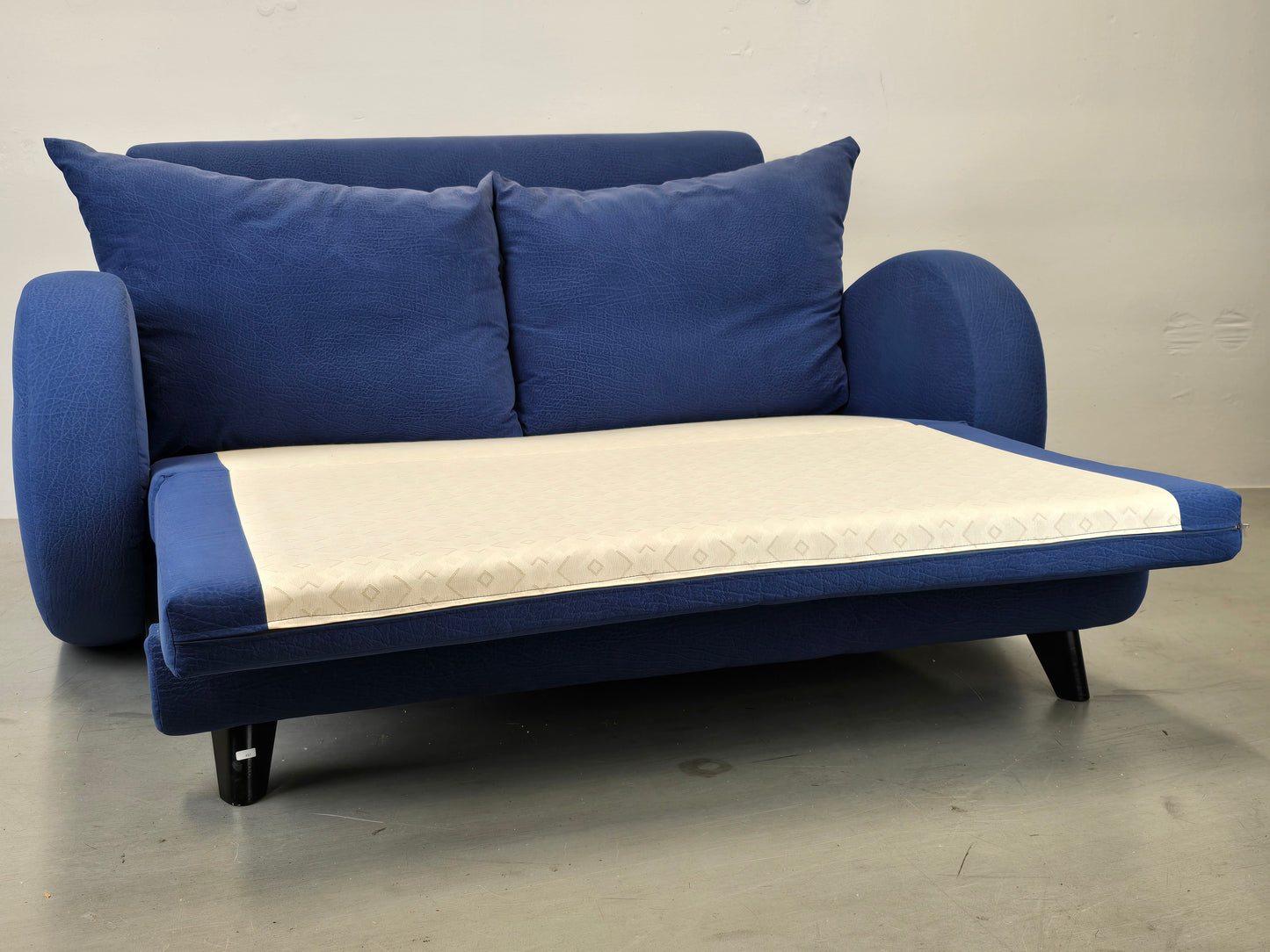 BRETZ POPEYE SCHLAFSOFA royal blau sofa couch 2sitzer designer