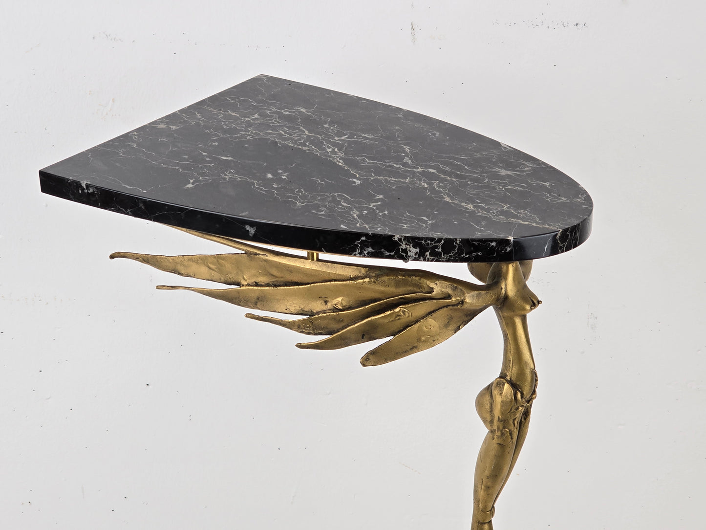 PAUL WUNDERLICH SKULPTUR TISCH ablgage geflügelter beistelltisch vintage kunst