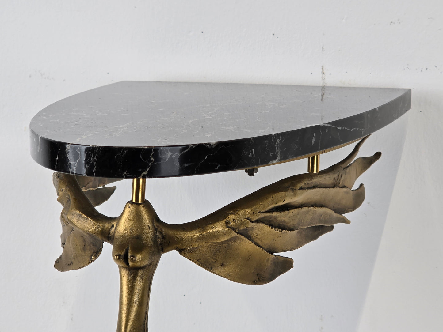 PAUL WUNDERLICH SKULPTUR TISCH ablgage geflügelter beistelltisch vintage kunst