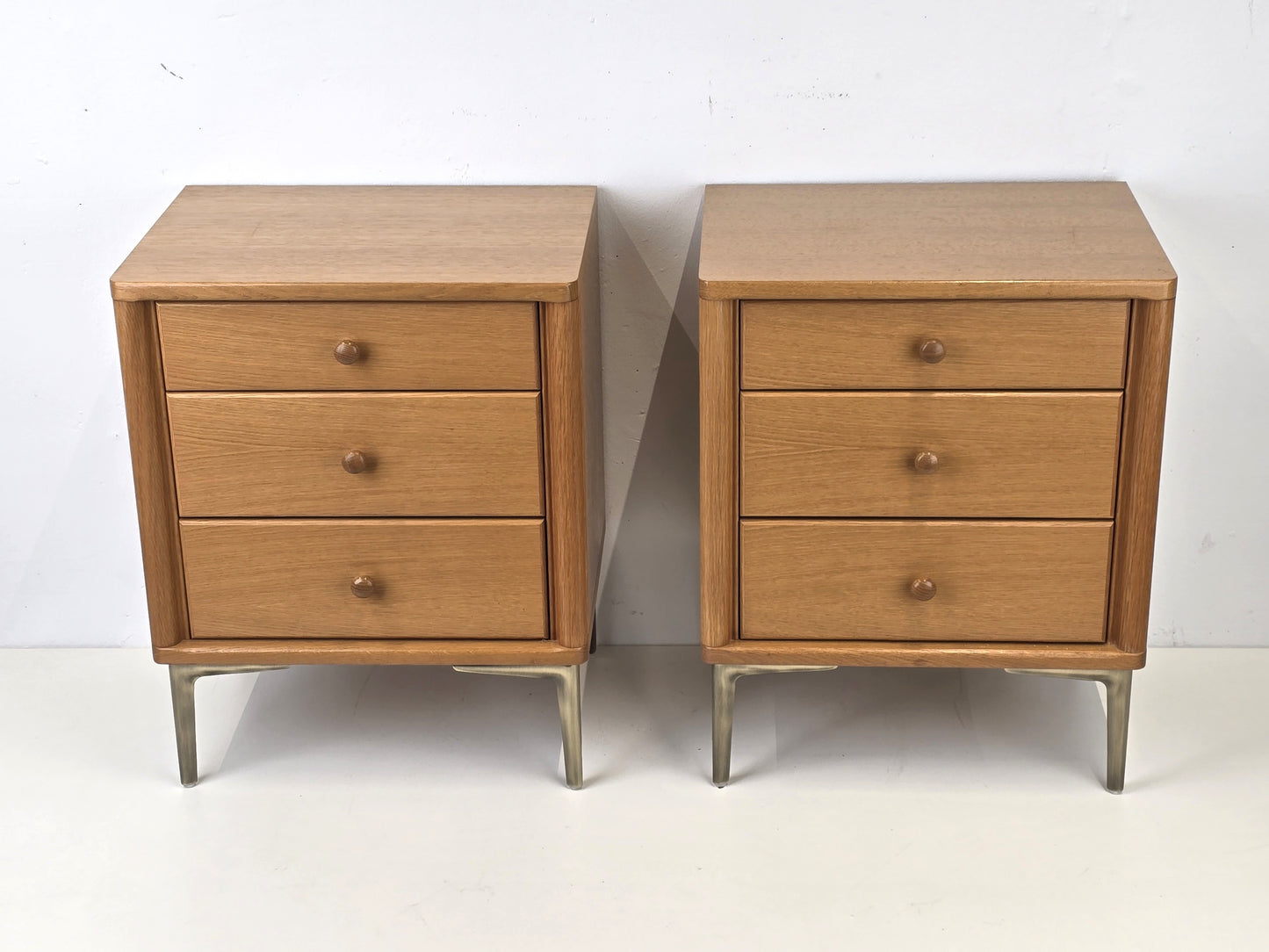 VINTAGE NACHTTISCH kommode schubladen eiche ablage kommödchen