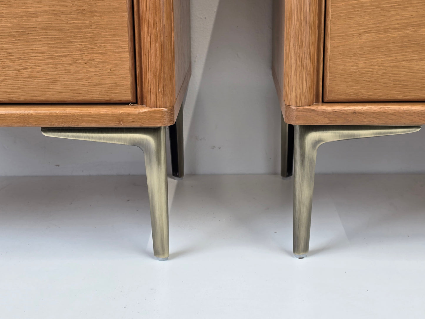 VINTAGE NACHTTISCH kommode schubladen eiche ablage kommödchen