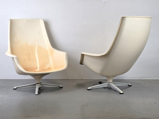 VINTAGE SESSEL kunststoff space age designer retro  60s tv stuhl mid century