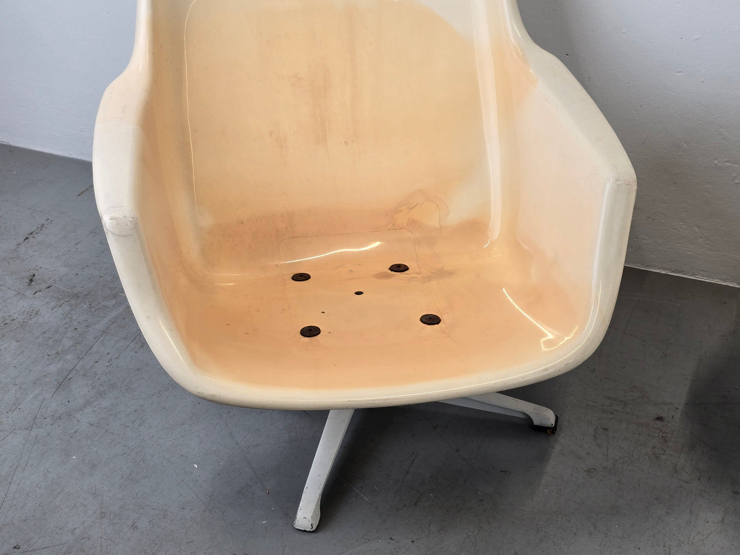 VINTAGE SESSEL kunststoff space age designer retro  60s tv stuhl mid century