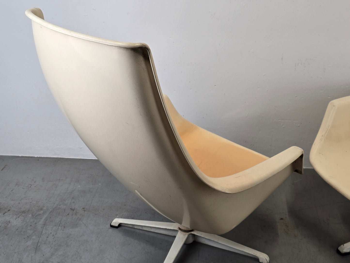 VINTAGE SESSEL kunststoff space age designer retro  60s tv stuhl mid century