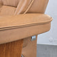 NORTHEN COMFORT SESSEL beige stuhl tv leder teak designer holz stressless Hjort Knudsen