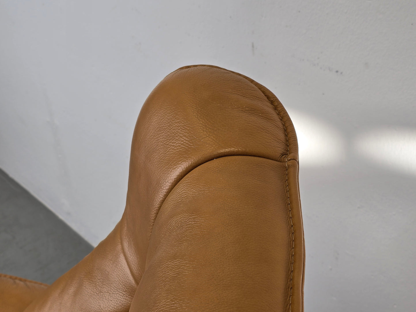 NORTHEN COMFORT SESSEL beige stuhl tv leder teak designer holz stressless Hjort Knudsen