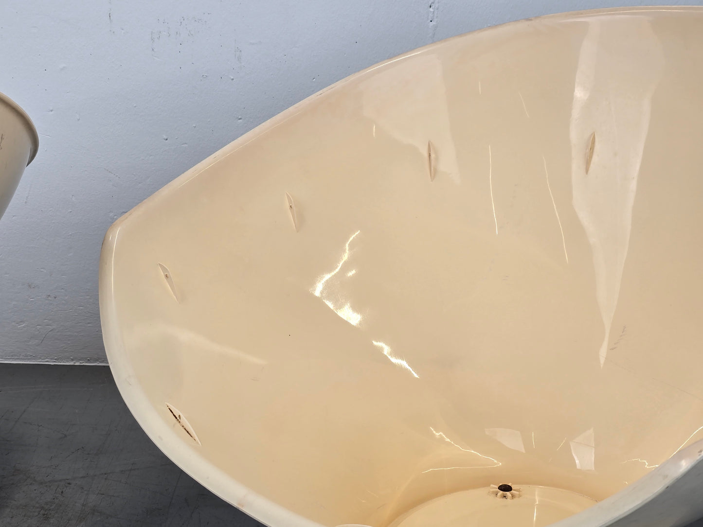 RAPHAEL RAFFAL SESSEL space age vintgae stuhl schale kunststoff 60s tulip