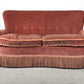 VINTAGE SOFA altrosa samt antik couch 2 Sitzer sessel BW modell