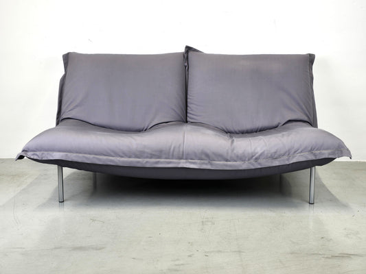 LIGNE ROSET SOFA 2er couch CALIN sitzsack sessel togo vintage pascal mourgue grau anthrazit