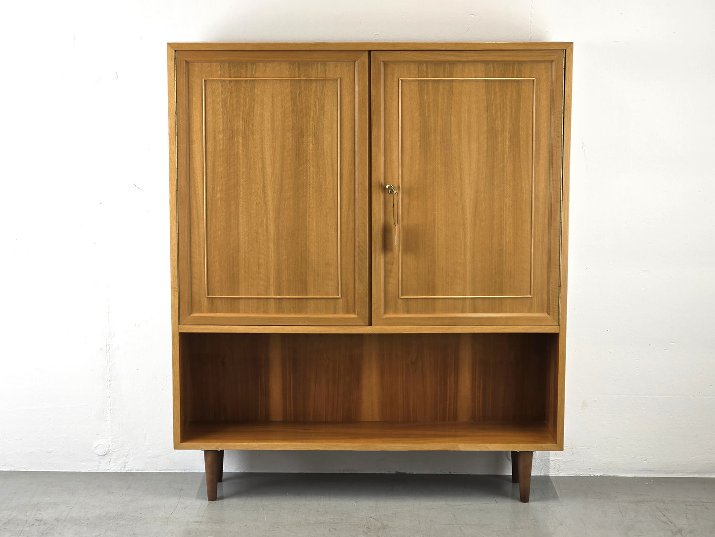 VINTAGE KOMMODE schuschrank nussbaum schuhkommode flur schrank
