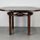 VINTAGE ESSTISCH rund ausziehbar küche esszimmer oval holz 1960er retro
