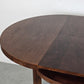 VINTAGE ESSTISCH rund ausziehbar küche esszimmer oval holz 1960er retro