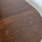 VINTAGE ESSTISCH rund ausziehbar küche esszimmer oval holz 1960er retro