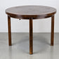 VINTAGE ESSTISCH rund ausziehbar küche esszimmer oval holz 1960er retro