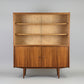 MID CENUTRY VITRINE schrank kommode holz vintage retro ddr 1960er vitrinenschrank