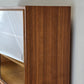 MID CENUTRY VITRINE schrank kommode holz vintage retro ddr 1960er vitrinenschrank