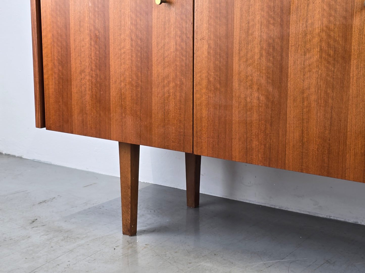 MID CENTURY SIDEBOARD vintage holz tv kommode low board nussbaum