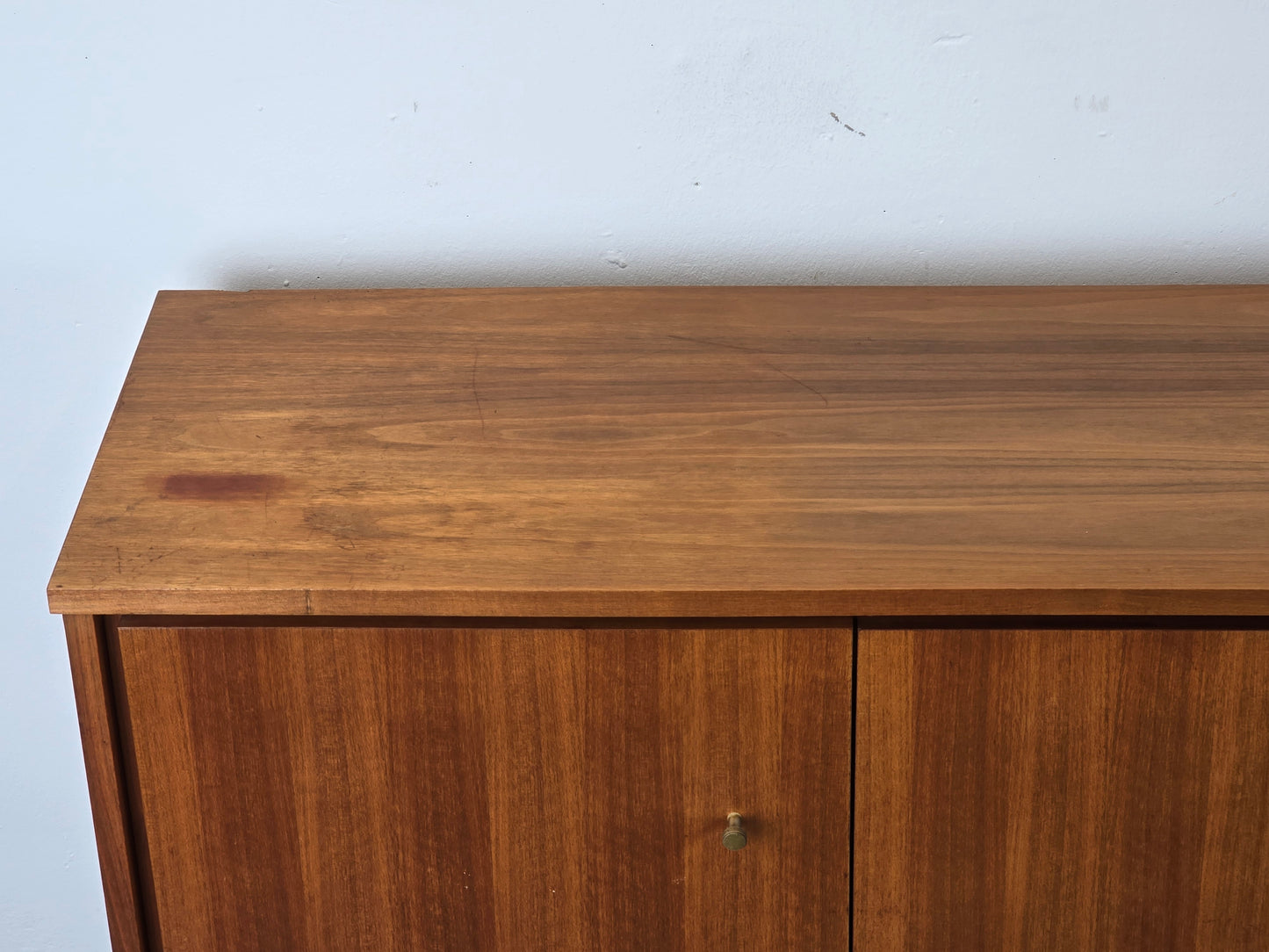MID CENTURY SIDEBOARD vintage holz tv kommode low board nussbaum