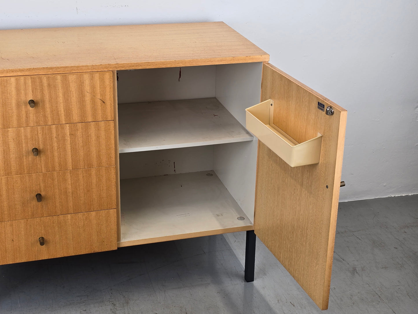 PIELETTE SIDEBOARD vintage holz kommode schubladen ddr retro mid century 1960er