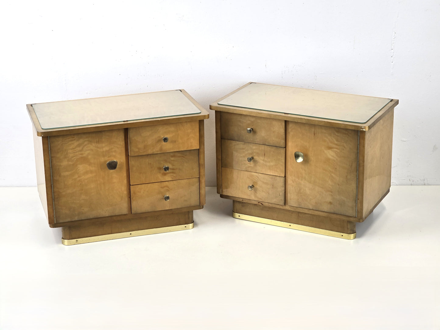 VINTAGE NACHTTISCH 2ER SET holz mid cenutry nachtkommode schlafzimmer
