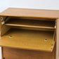 VINTAGE SCHUKOMMODE schuhschrank holz eiche klappen flur schuhregal