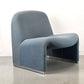 CASTELLI SESSEL lounge tv stuhl taupe 1970er Giancarlo Piretti alky