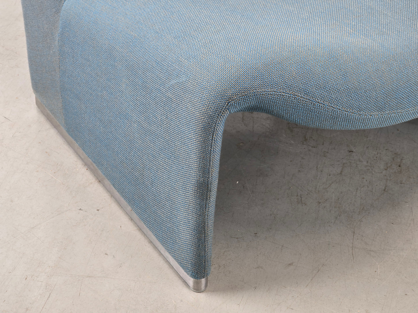 CASTELLI SESSEL lounge tv stuhl taupe 1970er Giancarlo Piretti alky
