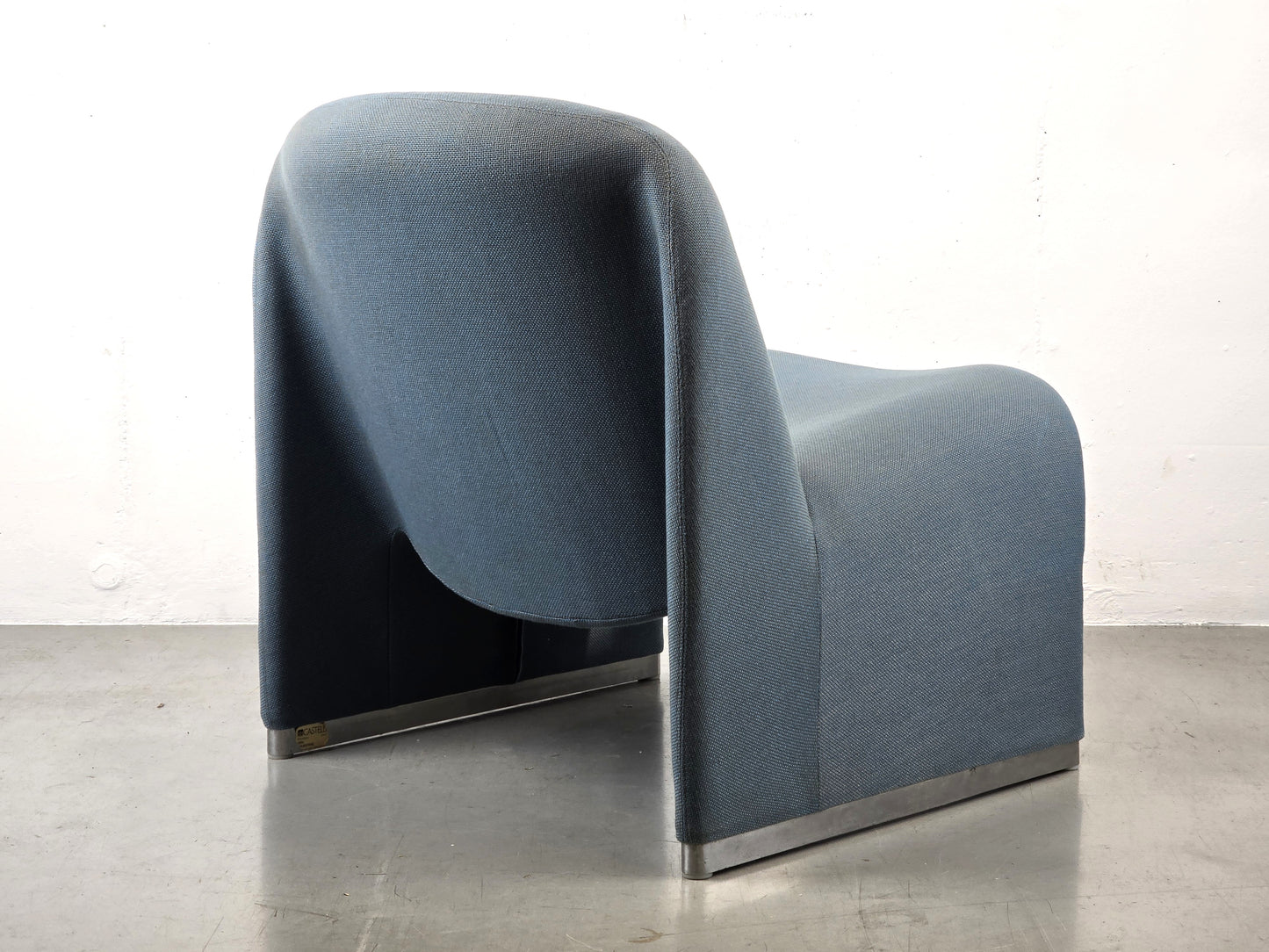 CASTELLI SESSEL lounge tv stuhl taupe 1970er Giancarlo Piretti alky