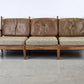 DANISH TEAK SOFA vintage couch holz mid century sessel tv wohnzimmer
